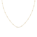 Load image into Gallery viewer, Gold Beaded Necklace Chain
