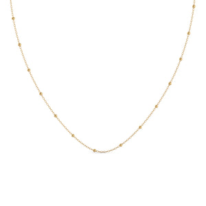 Gold Beaded Necklace Chain