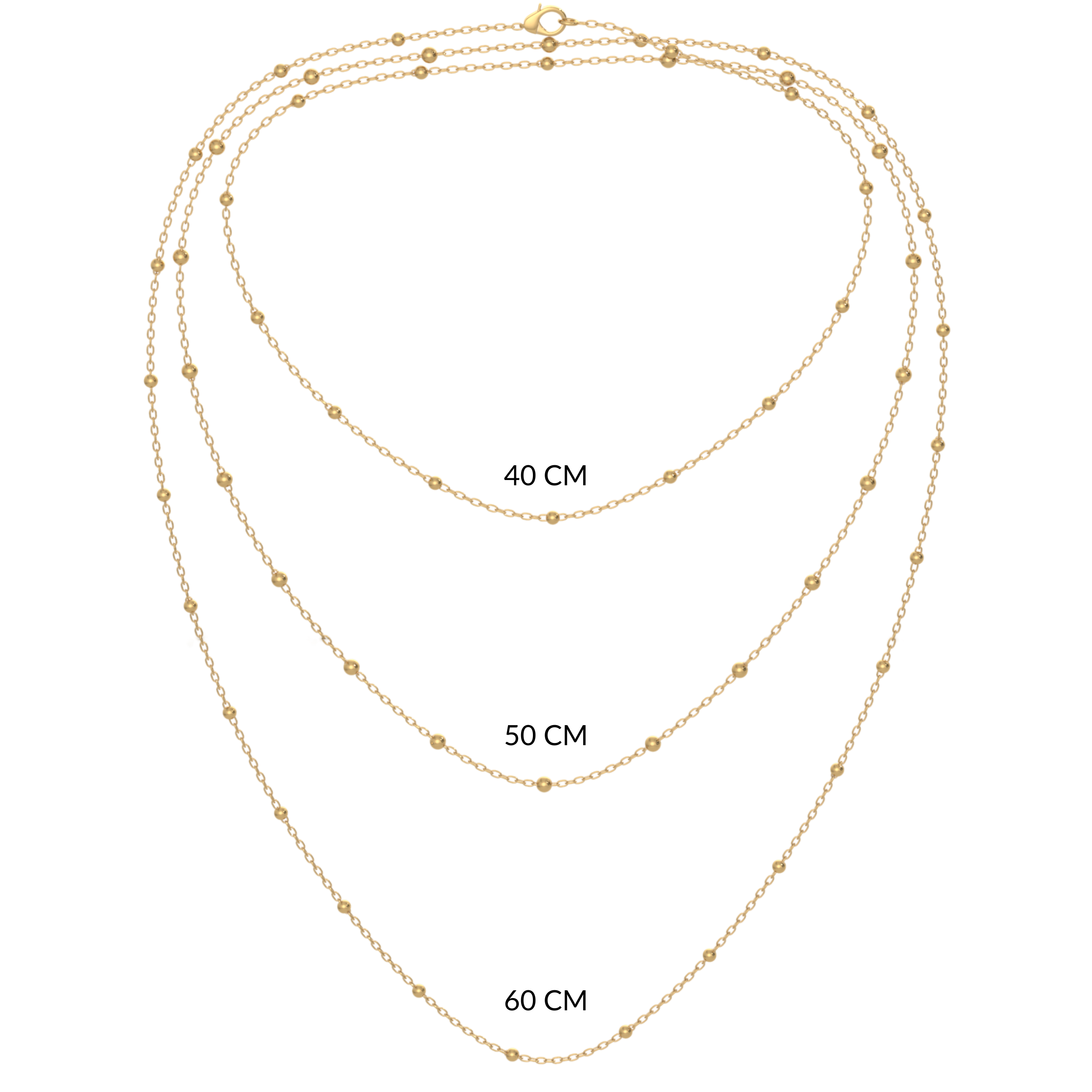 Beaded Chain Layers Example