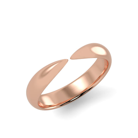 Claw Stack Ring in Rose Gold