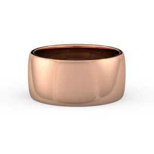 Cigar Band in Rose Gold 9mm