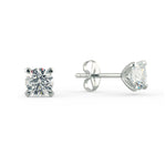 Load image into Gallery viewer, Classic Diamond Studs in White Gold

